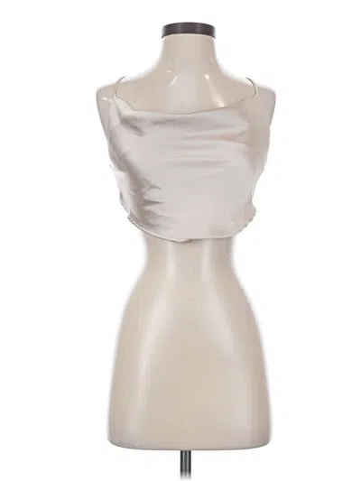 Pre-owned Garage Sleeveless Blouse In Silver
