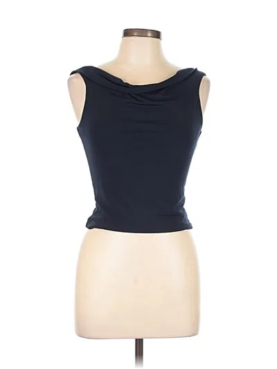 Pre-owned Garage Sleeveless Top Black Boatneck Tops