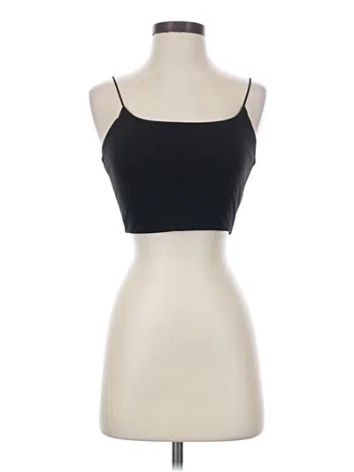 Pre-owned Garage Sleeveless Top Black Halter Neckline Tops