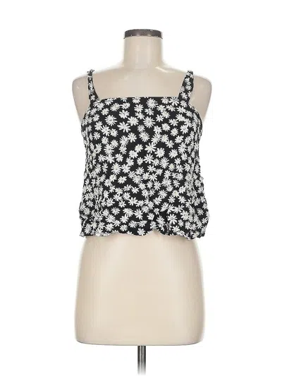 Pre-owned Garage Sleeveless Top Black Sweetheart Neckline Tops