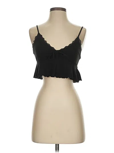 Pre-owned Garage Sleeveless Top Black Sweetheart Neckline Tops