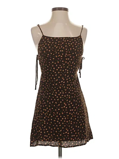 Pre-owned Garage Sleeveless Top Brown Sweetheart Neckline Tops