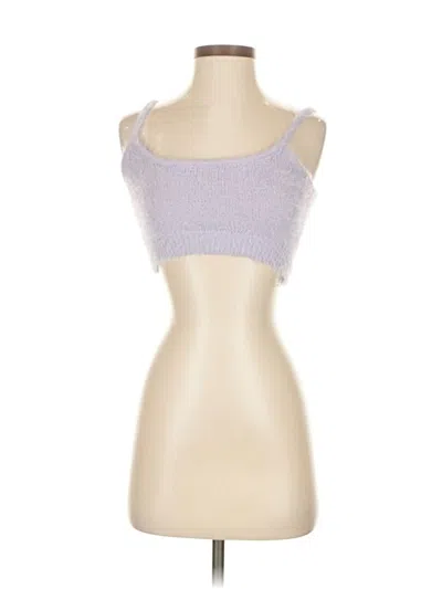 Pre-owned Garage Sleeveless Top Purple Sweetheart Neckline Tops