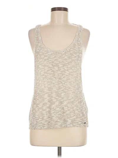 Pre-owned Garage Sleeveless Top Silver Scoop Neck Tops