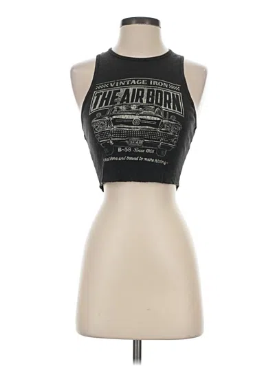 Pre-owned Garage Sleeveless T-shirt In Black
