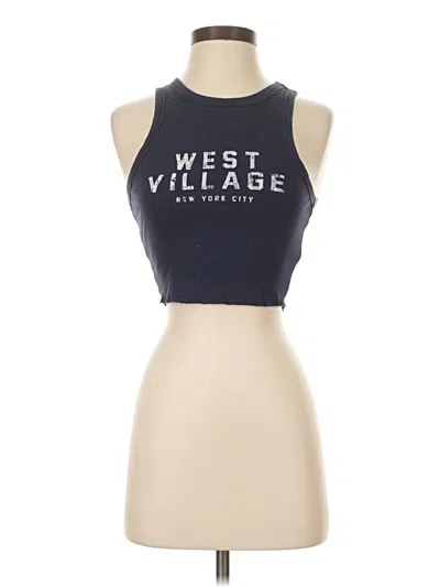 Pre-owned Garage Sleeveless T-shirt In Blue