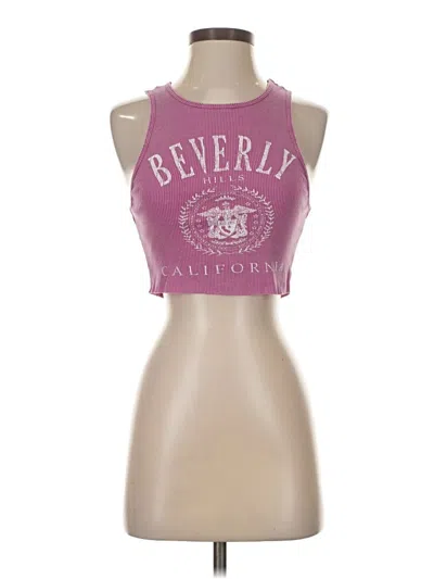 Pre-owned Garage Sleeveless T-shirt In Pink