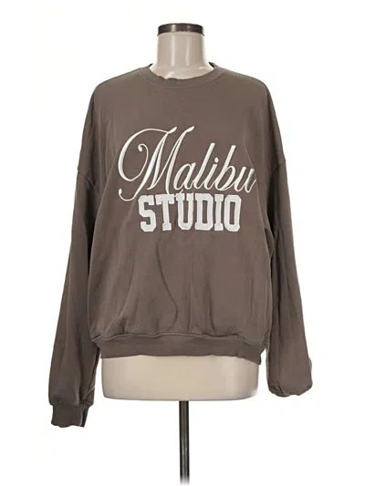 Pre-owned Garage Sweatshirt In Brown
