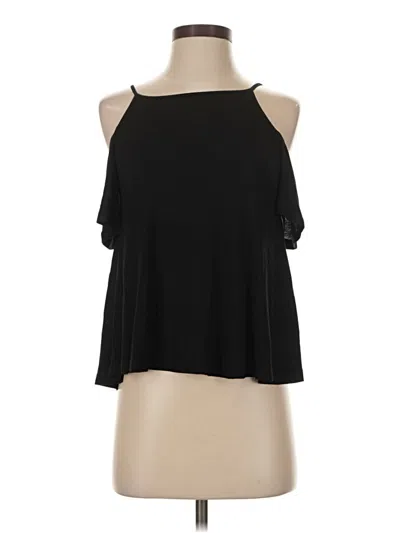Pre-owned Garage Tank Top Black Cold Shoulder Neckline Tops