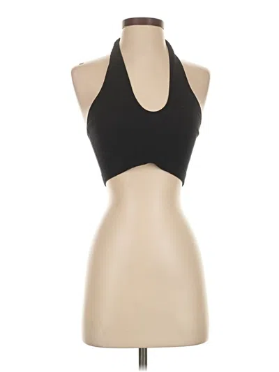 Pre-owned Garage Tank Top Black Halter Neckline Tops