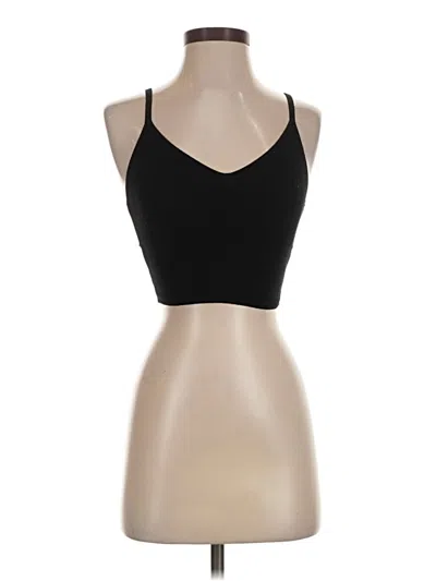 Pre-owned Garage Tank Top Black Halter Neckline Tops