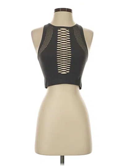 Pre-owned Garage Tank Top Black Halter Neckline Tops