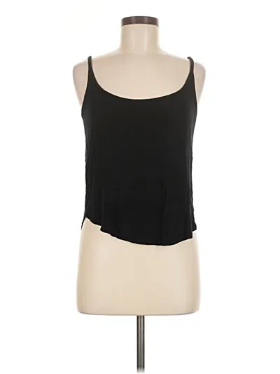Pre-owned Garage Tank Top Black Strapless Neckline Tops