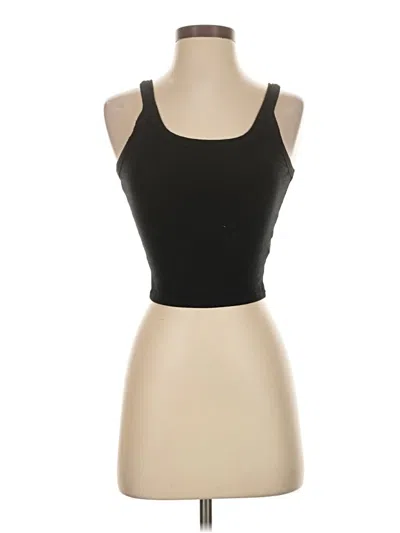 Pre-owned Garage Tank Top Black Strapless Neckline Tops