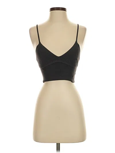Pre-owned Garage Tank Top Black Strapless Neckline Tops