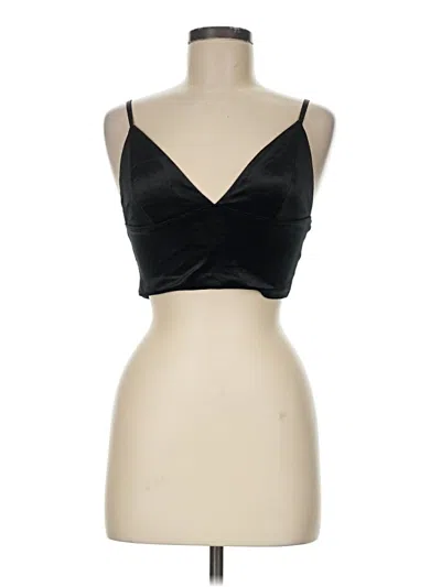 Pre-owned Garage Tank Top Black Strapless Neckline Tops