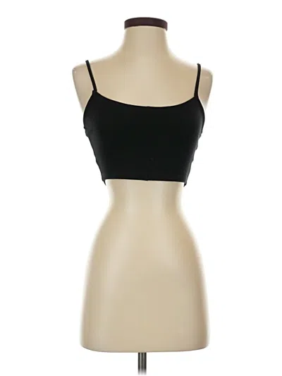 Pre-owned Garage Tank Top Black Strapless Neckline Tops