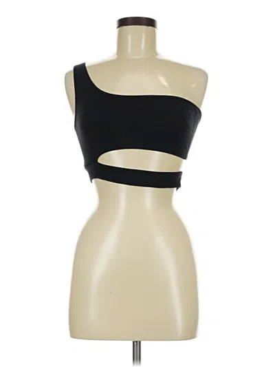 Pre-owned Garage Tank Top Black Strapless Neckline Tops