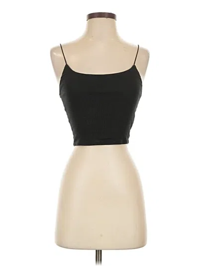 Pre-owned Garage Tank Top Black Strapless Neckline Tops