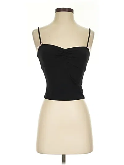 Pre-owned Garage Tank Top Black Strapless Neckline Tops
