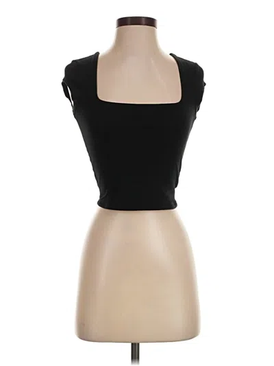 Pre-owned Garage Tank Top Black Strapless Neckline Tops