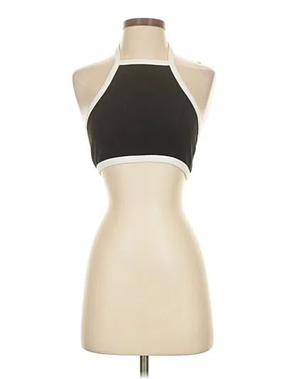 Pre-owned Garage Tank Top Ivory Halter Neckline Tops