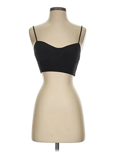 Pre-owned Garage Tube Top Black Strapless Neckline Tops
