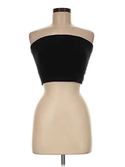 Pre-owned Garage Tube Top Black Strapless Neckline Tops