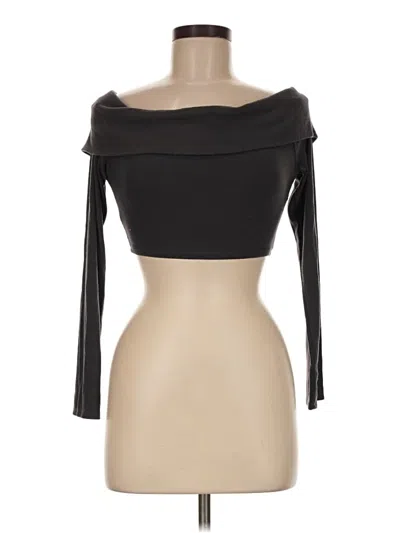 Pre-owned Garage Tube Top Black Strapless Neckline Tops