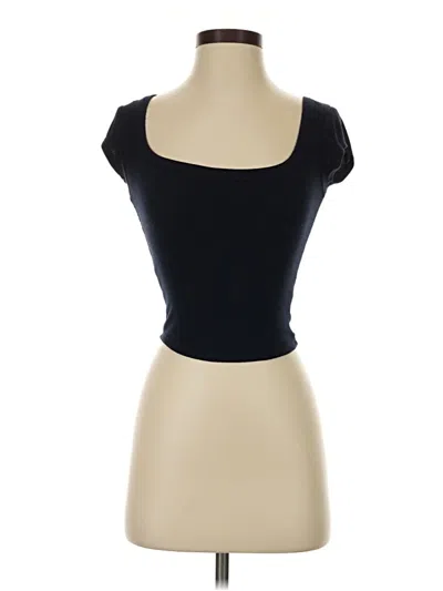Pre-owned Garage Tube Top Black Sweetheart Neckline Tops