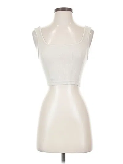 Pre-owned Garage Tube Top Ivory Strapless Neckline Tops