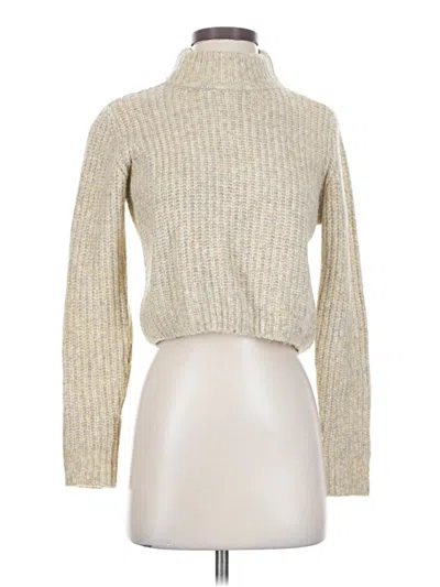 Pre-owned Garage Turtleneck Sweater In White