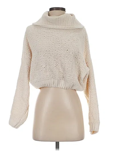 Pre-owned Garage Turtleneck Sweater In White