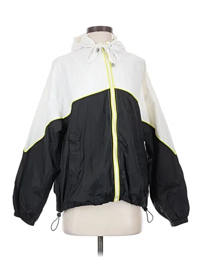 Pre-owned Garage Windbreaker Jacket In White