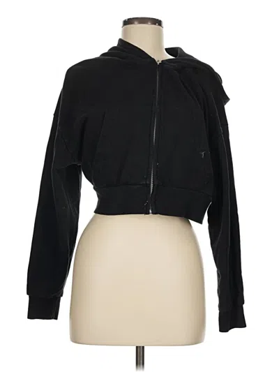 Pre-owned Garage Zip Up Hoodie In Black
