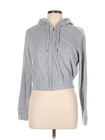 Pre-owned Garage Zip Up Hoodie In Gray