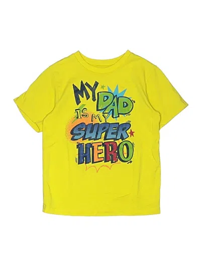 Pre-owned Garan Kids' Short Sleeve T-shirt In Yellow