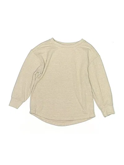 Pre-owned Garanimals Kids' Long Sleeve Henley Shirt In Brown