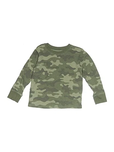 Pre-owned Garanimals Kids' Long Sleeve Top Green Tops