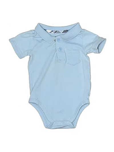 Pre-owned Garanimals Babies' Short Sleeve Onesie In Blue