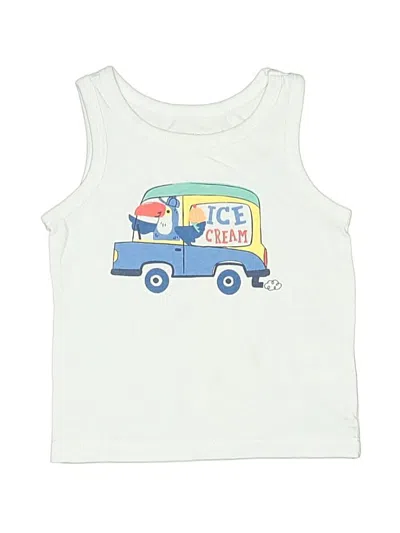 Pre-owned Garanimals Babies' Sleeveless T-shirt In White