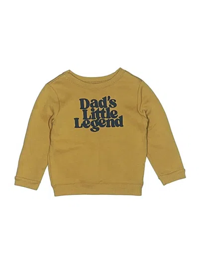 Pre-owned Garanimals Kids' Sweatshirt In Gold