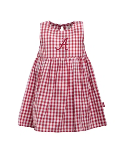 Garb Baby Girls' Loren Alabama Crimson Tide Gingham Sleeveless Dress In Multi