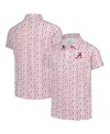 Garb Big Boys And Girls Crimson Alabama Crimson Tide Tom Allover Print Performance Polo Shirt In Multi