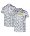 Garb Big Boys And Girls White Michigan Wolverines Earnest Allover Print Polo Shirt In Blue