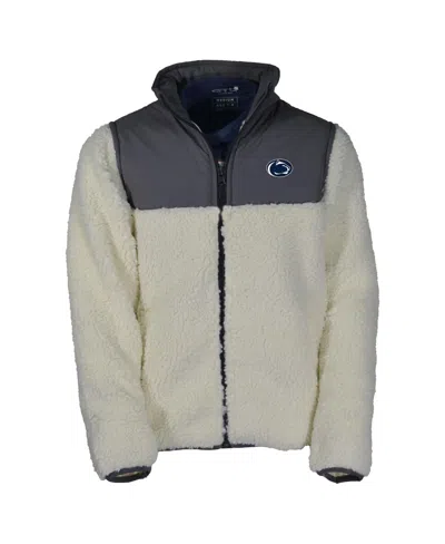 Garb Kids' Boys' And Girls' Penn State Nittany Lions Sherpa Full-zip Jacket In White