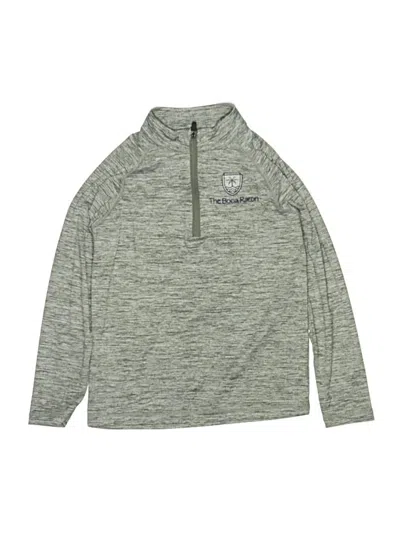 Pre-owned Garb Kids' Long Sleeve T-shirt In Gray