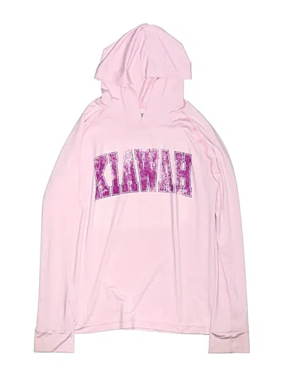 Pre-owned Garb Kids' Long Sleeve T-shirt In Pink