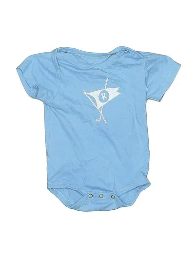 Pre-owned Garb Babies' Short Sleeve Onesie In Blue