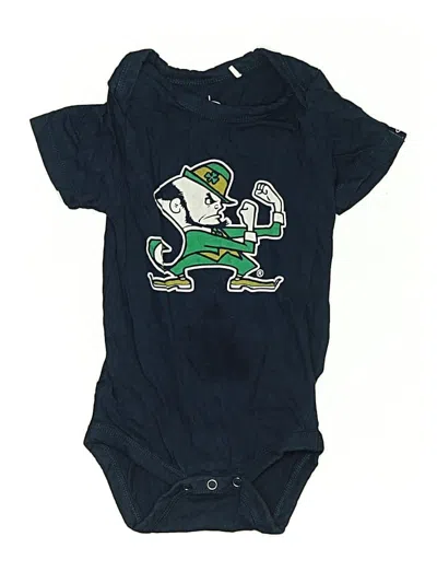 Pre-owned Garb Babies' Short Sleeve Onesie In Teal